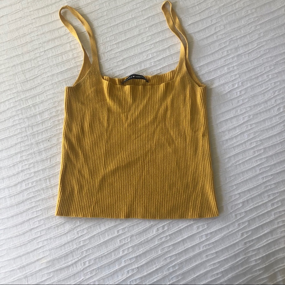 Brandy Melville Mustard Tank Top